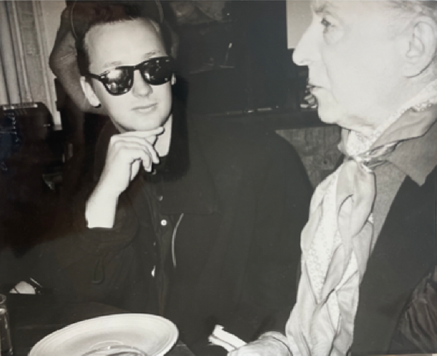 Boy George and Quentin Crisp, 1985 (authenticated by the Warhol Estate and Foundation)