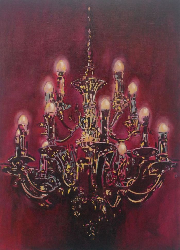 Crimson Chandelier (SOLD)