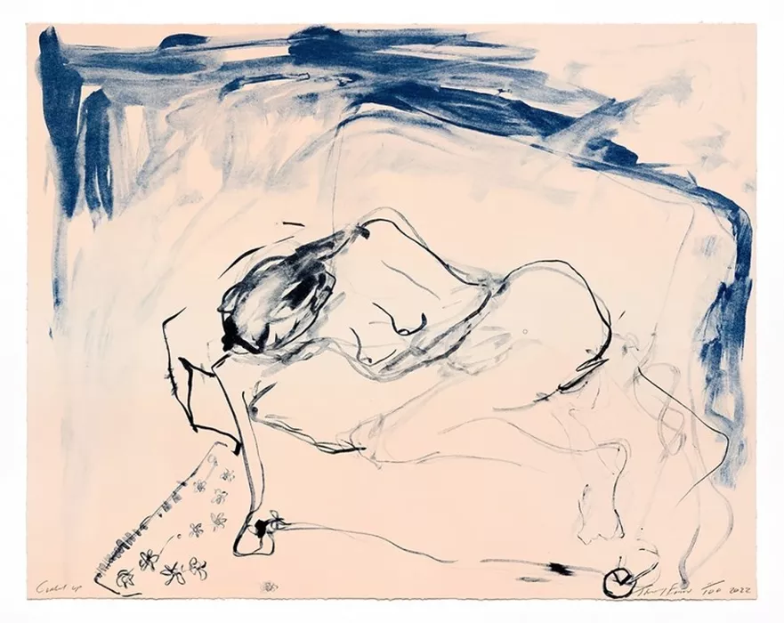 Curled Up (Signed Lithograph edition of 100)