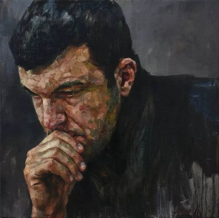 Man In A Cafe (SOLD)