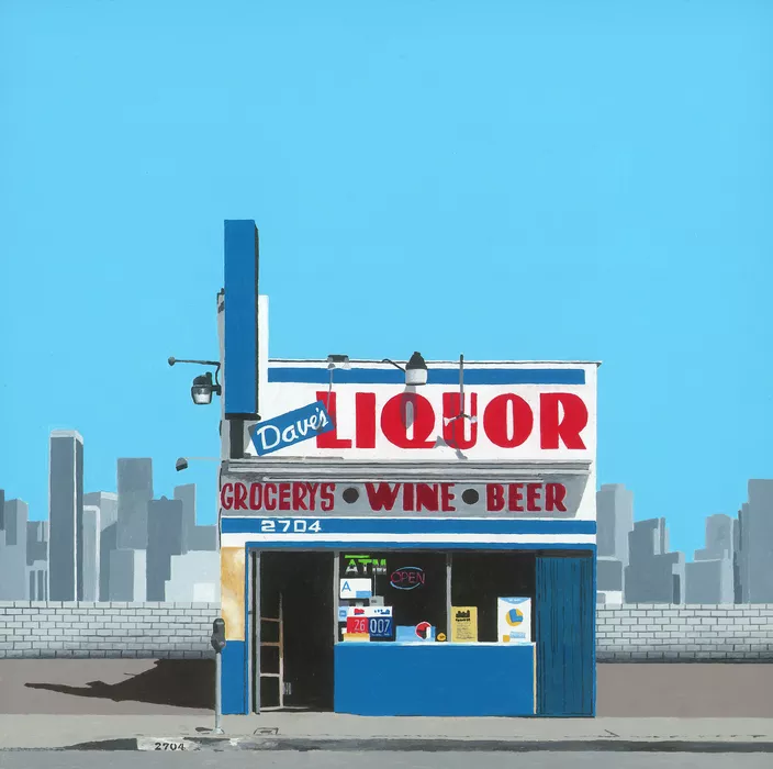 Dave's Liquor (SOLD) available as a signed edition