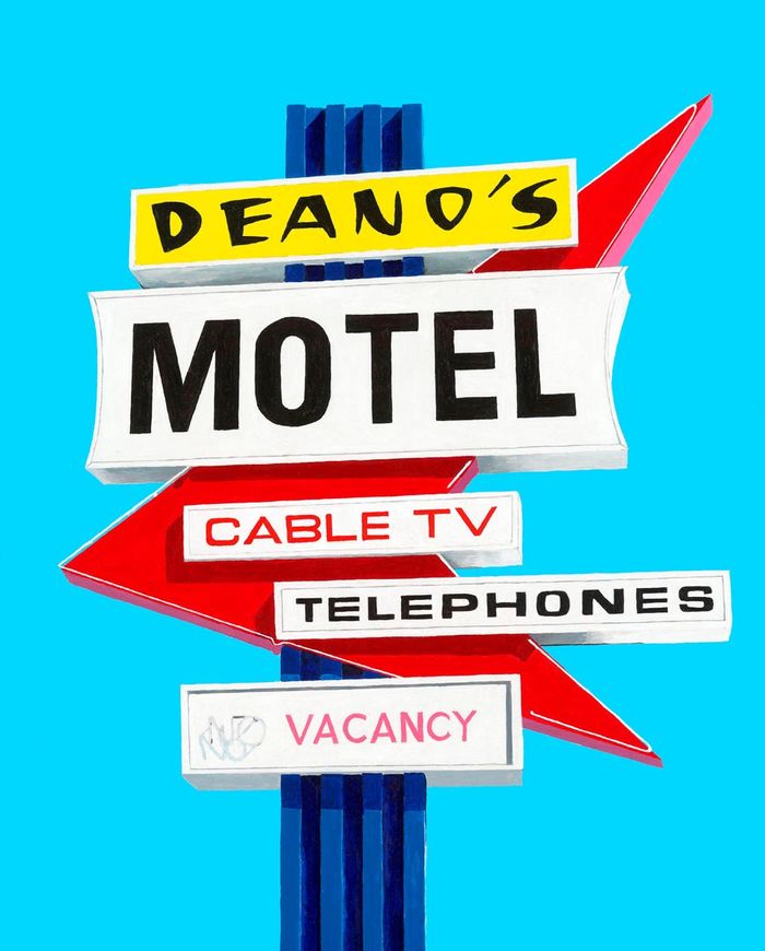 Deano's Motel Sign (Edition of 25 Copies) £350 Unframed