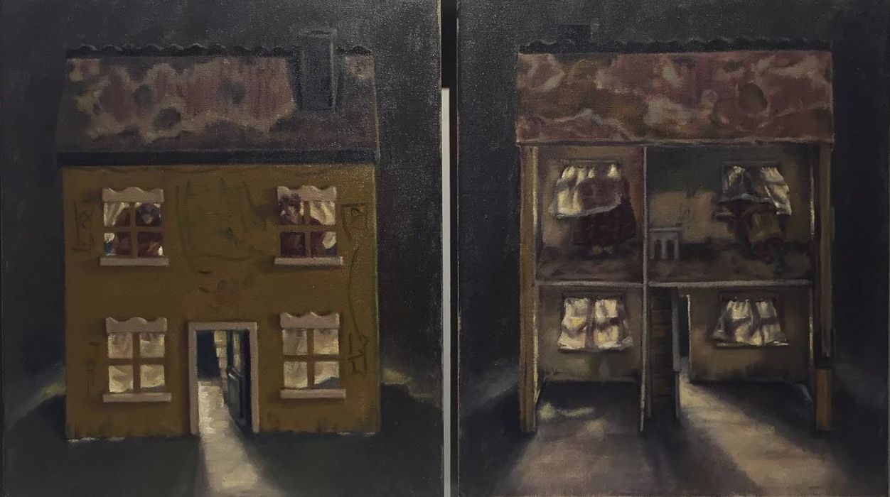 A Dolls House (Diptych in one frame)