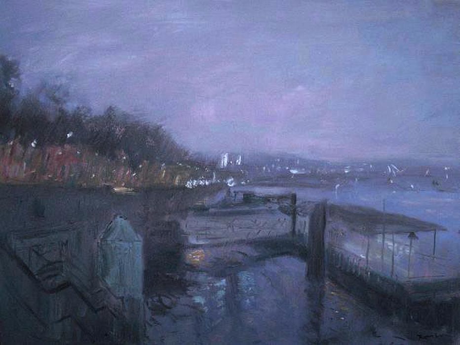 Embankment Pier Evening (SOLD)