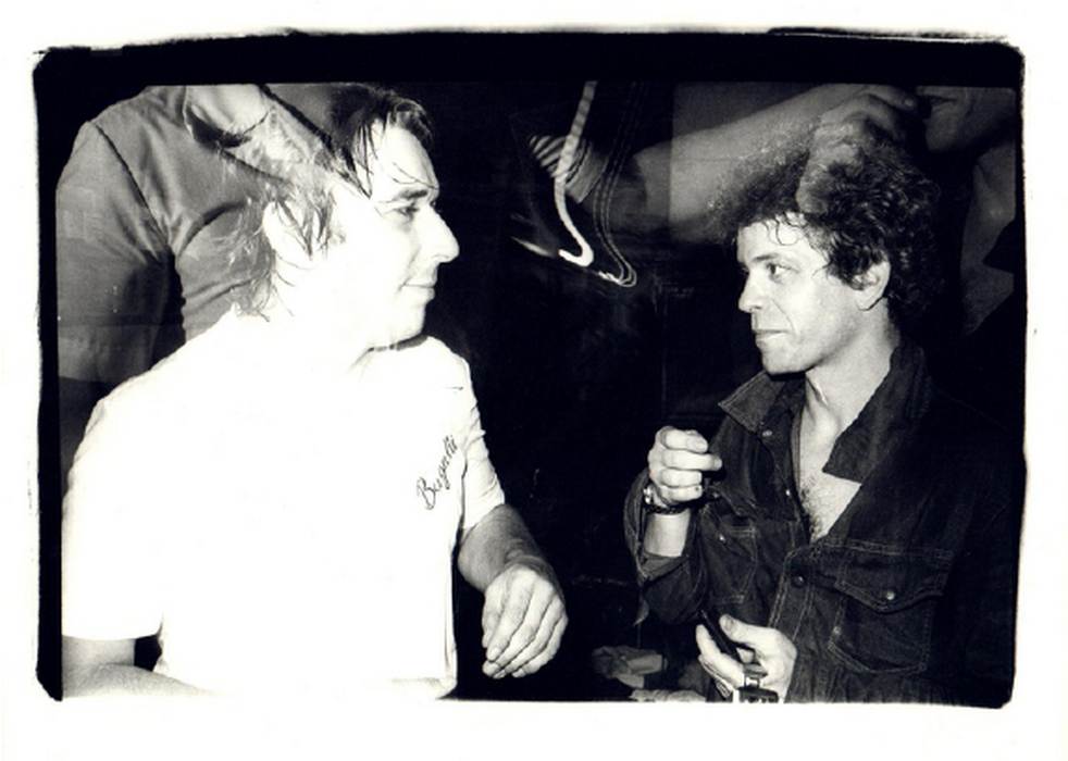 John Cale and Lou Reed at the Ocean Club, 1976 (authenticated by the Warhol Estate and Foundation)