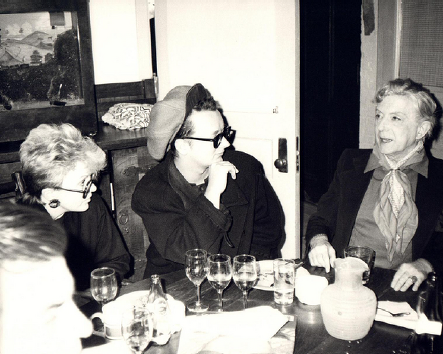 Judith-Krantz, Boy George and Quentin Crisp, 1986 (authenticated by the Warhol Estate and Foundation)