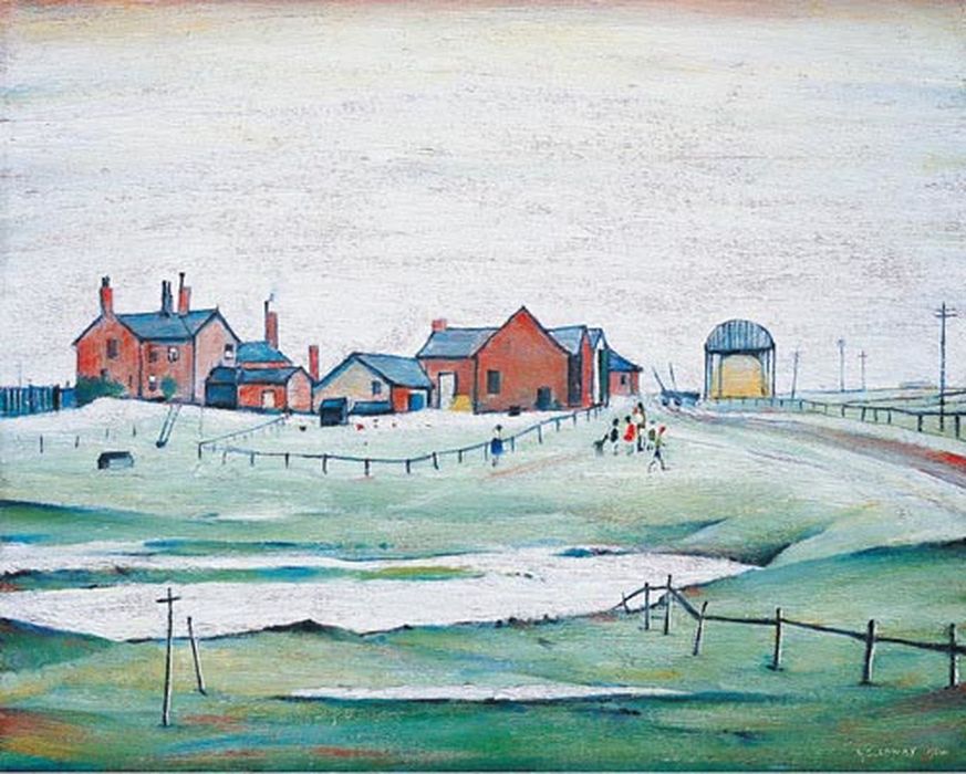 Landscape with Farm Buildings (Sold)