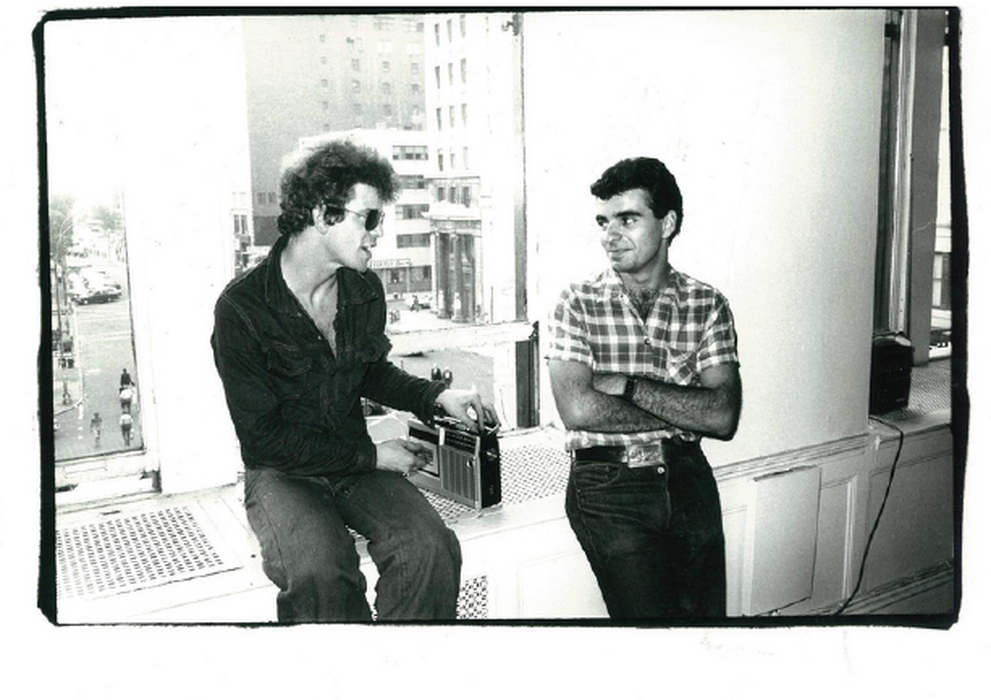 Lou Reed and Ronnie Cutrone (authenticated by the Warhol Estate and Foundation)