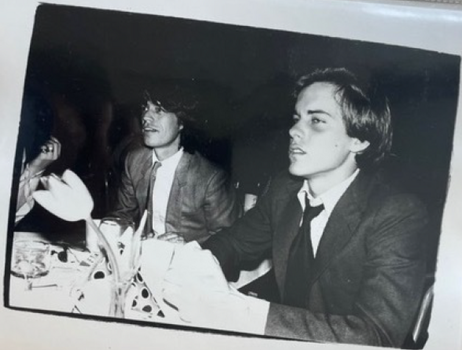 Mick Jagger & John Samuels IV, 1980 (authenticated by the Warhol Estate and Foundation)