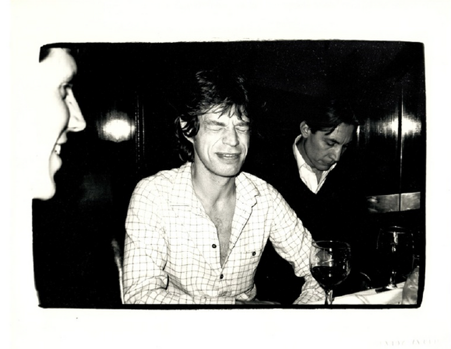 Mick Jagger Grimacing, 1982 (authenticated by the Warhol Estate and Foundation)