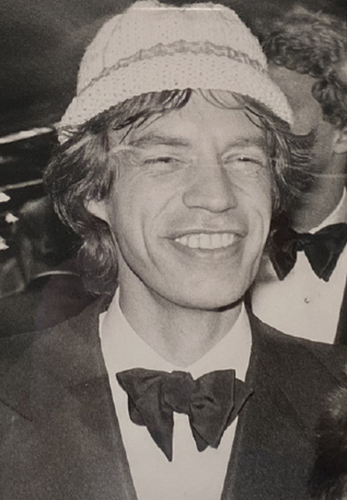 Mick Jagger in Hat for Interview Magazine circa 1980/82 (authenticated by the Warhol Estate and Foundation)