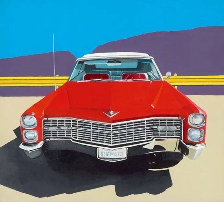 Red Cadillac - small (SOLD)