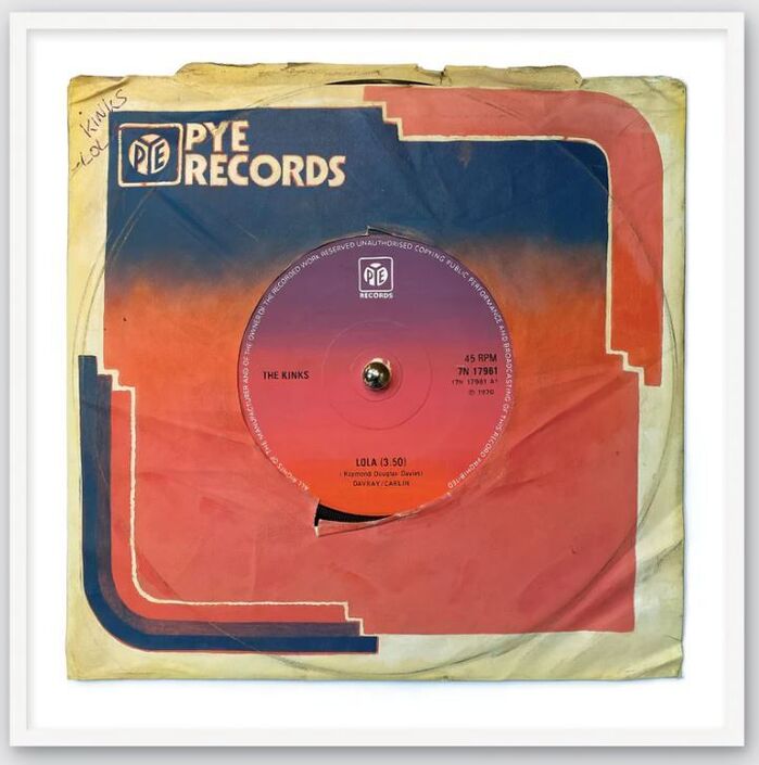 The Kinks - Lola (original wall sculpture)