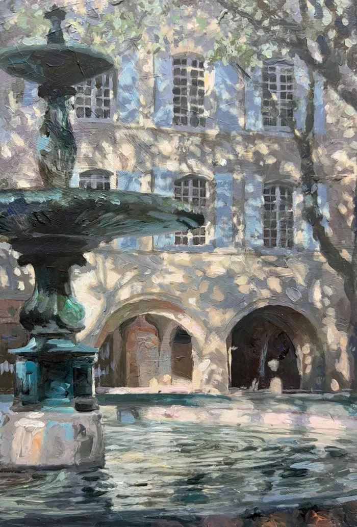 The Verdigris Fountain 