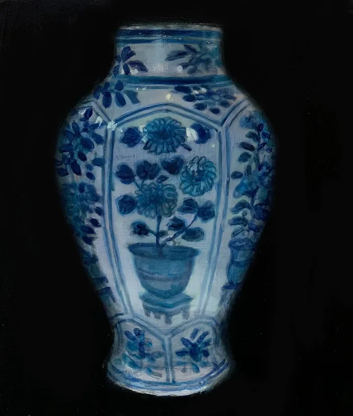 Vase - Blue and White