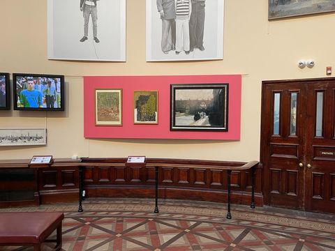 Reuben Colley painting on display in Birmingham Museum