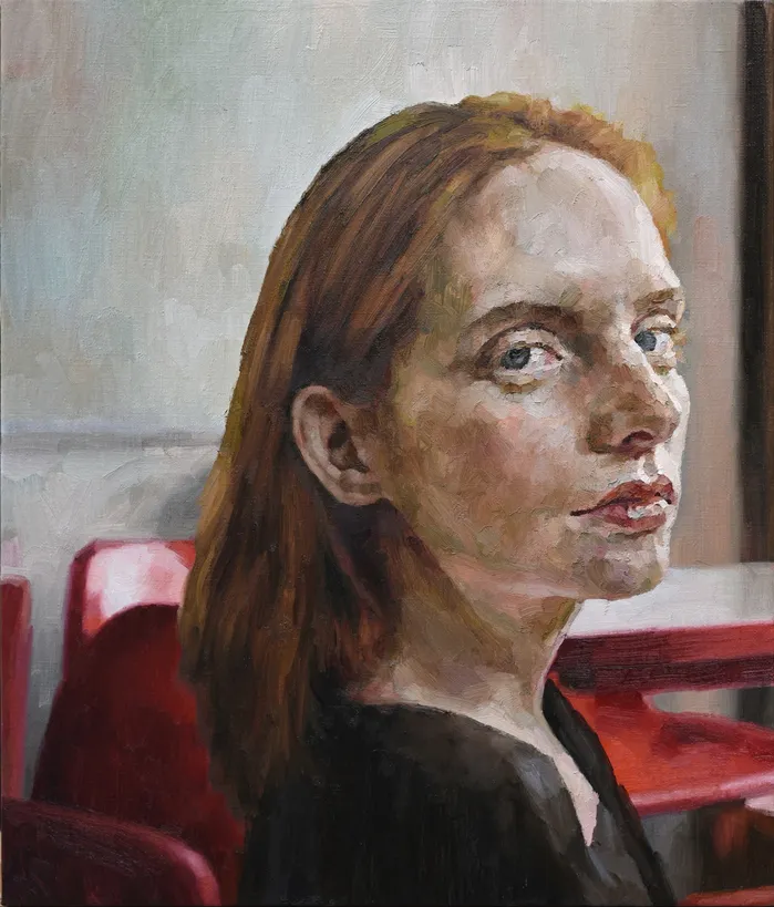 Woman in Canteen 