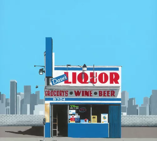 Dave's Liquor (SOLD) available as a signed edition