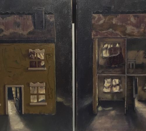 A Dolls House (Diptych in one frame)