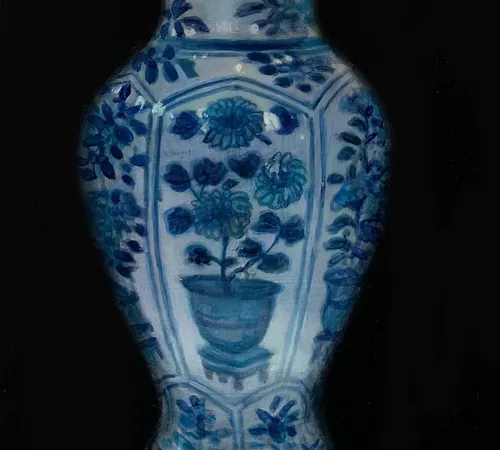 Vase - Blue and White